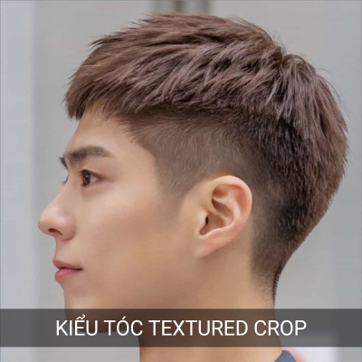 sấy tạo kiểu tóc ngắn textured