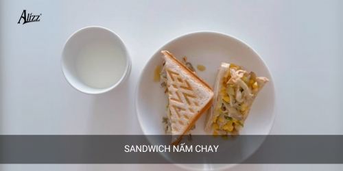 Sandwich nấm chay
