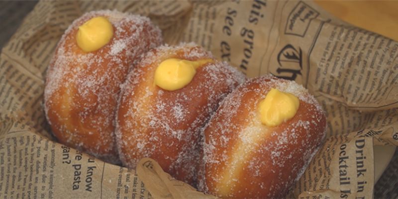 Donut phô mai béo mặn