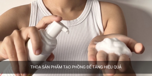 thoa kem tạo phồng đế giữ nếp lâu hơn