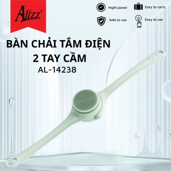 Bàn chải cọ lưng 2 tay cầm Alizz AL-14238