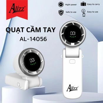 Quạt cầm tay Alizz màn hình LED AL-14056