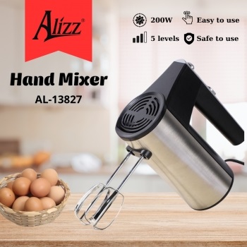 Máy Đánh Trứng Trộn Bột Cầm Tay 5 Cấp Độ ALIZZ AL-13827