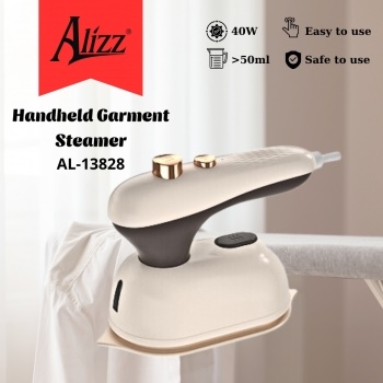 Bàn Ủi Hơi Nước Cầm Tay Mini Đầu Phun Kép Alizz AL-13828