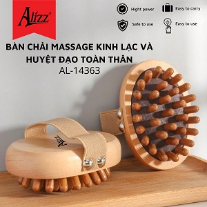 Bàn chải massage kinh lạc toàn thân Alizz AL-14363