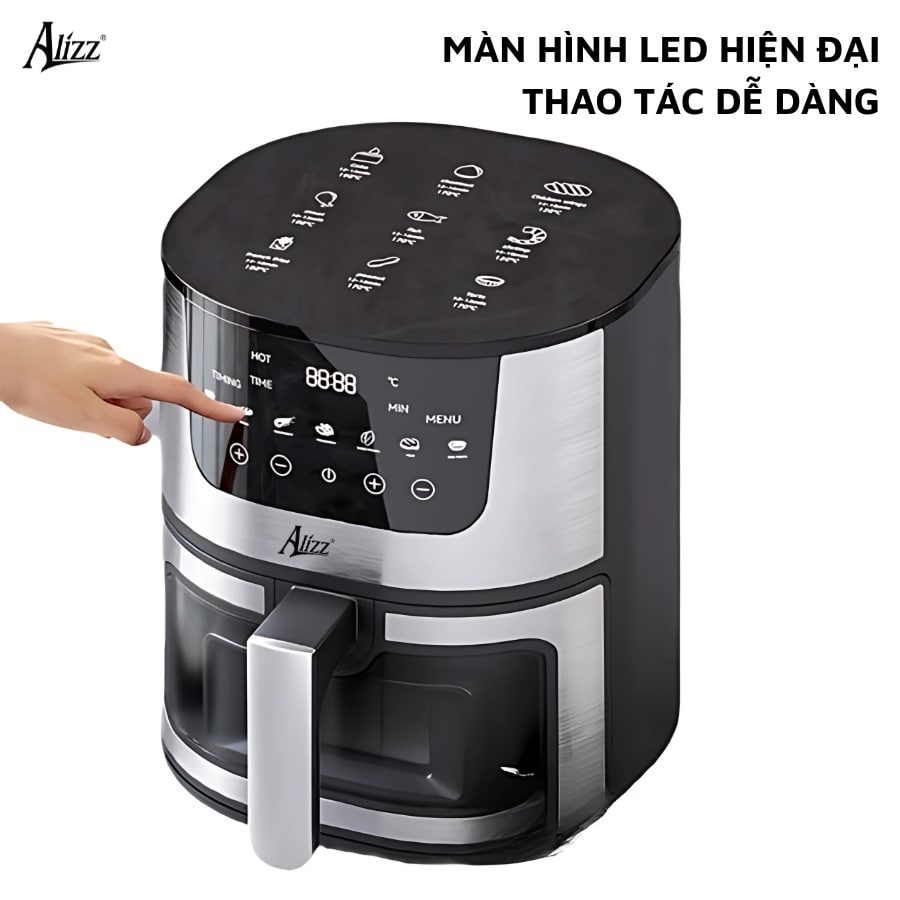 Lò chiên không dầu cảm ứng thông minh Alizz AL-14473
