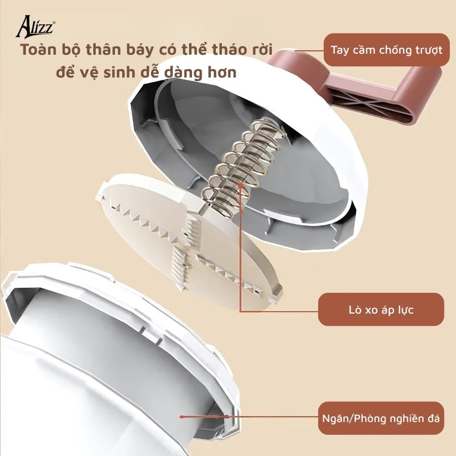 Dụng cụ bào đá tuyết mini Alizz AL-14400