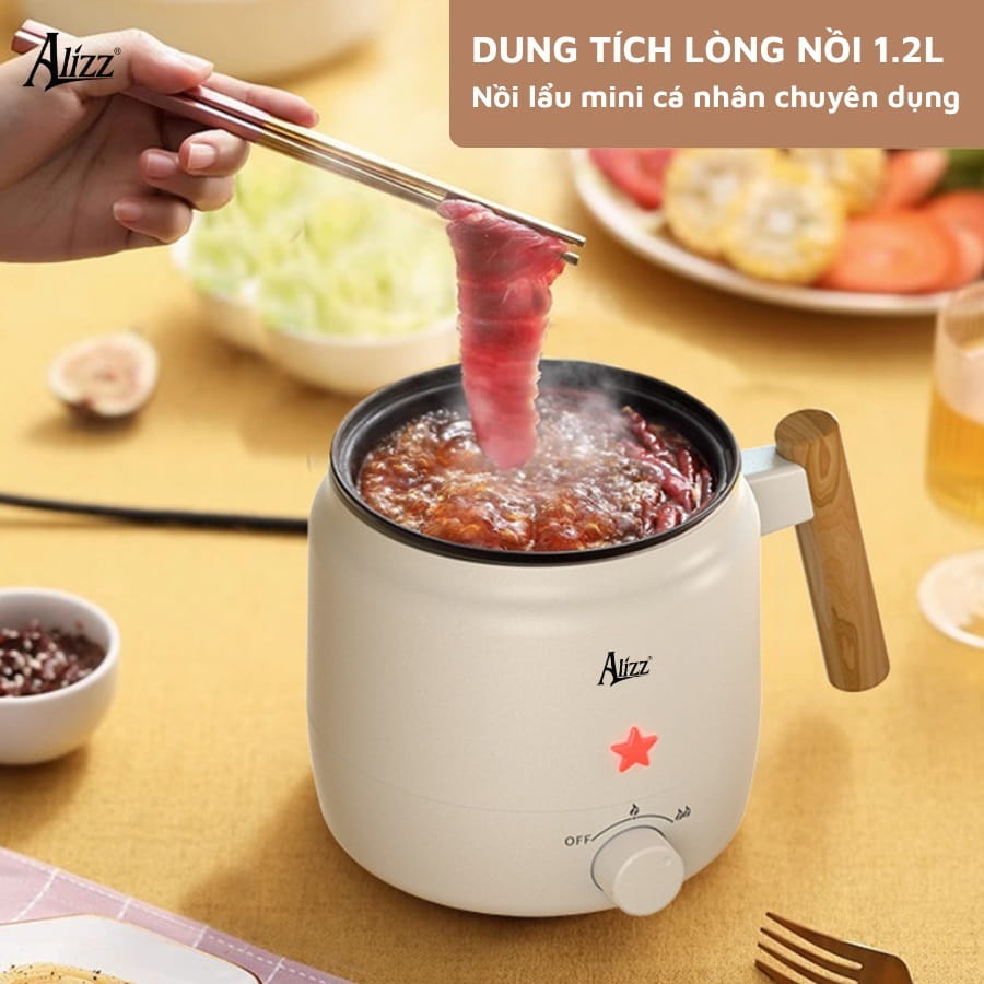 Nồi nấu mì mini cho sinh viên Alizz AL-14502