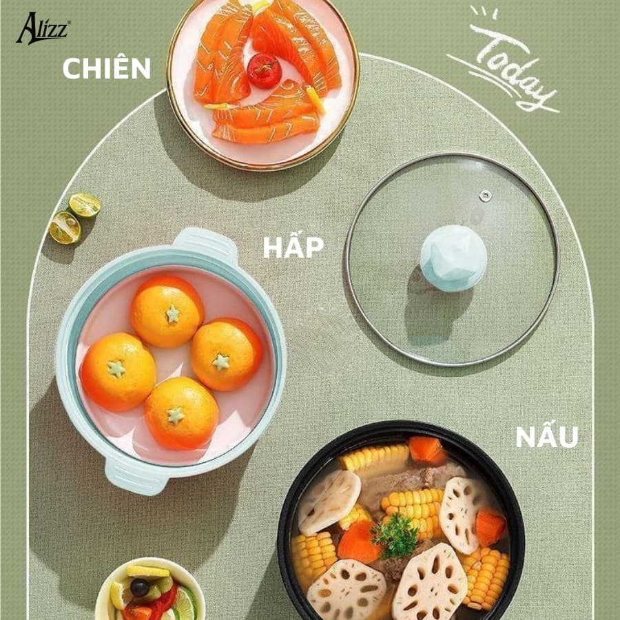 Nồi điện nấu ăn đa năng Alizz AL-14493