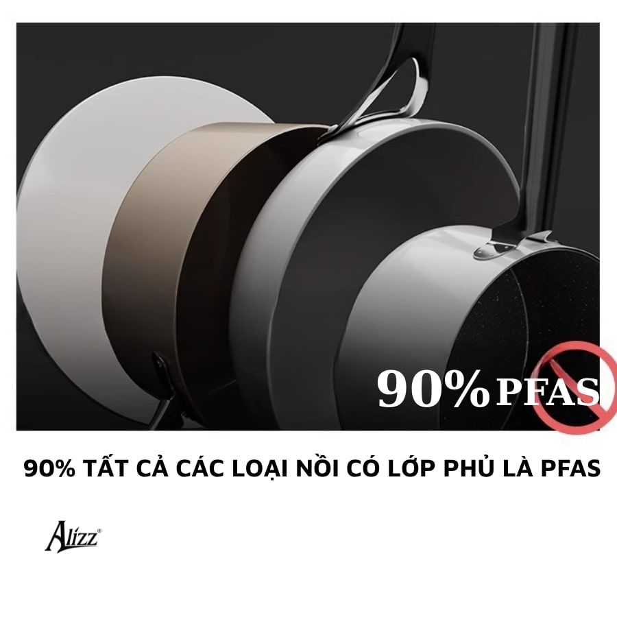 Nồi nấu cháo, nấu sữa bằng sứ chống dính Alizz AL-14505