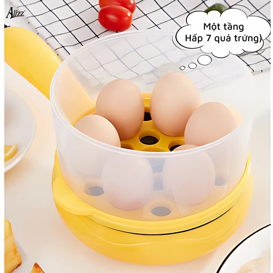 Máy luộc trứng siêu tốc 2 tầng Alizz AL-14504