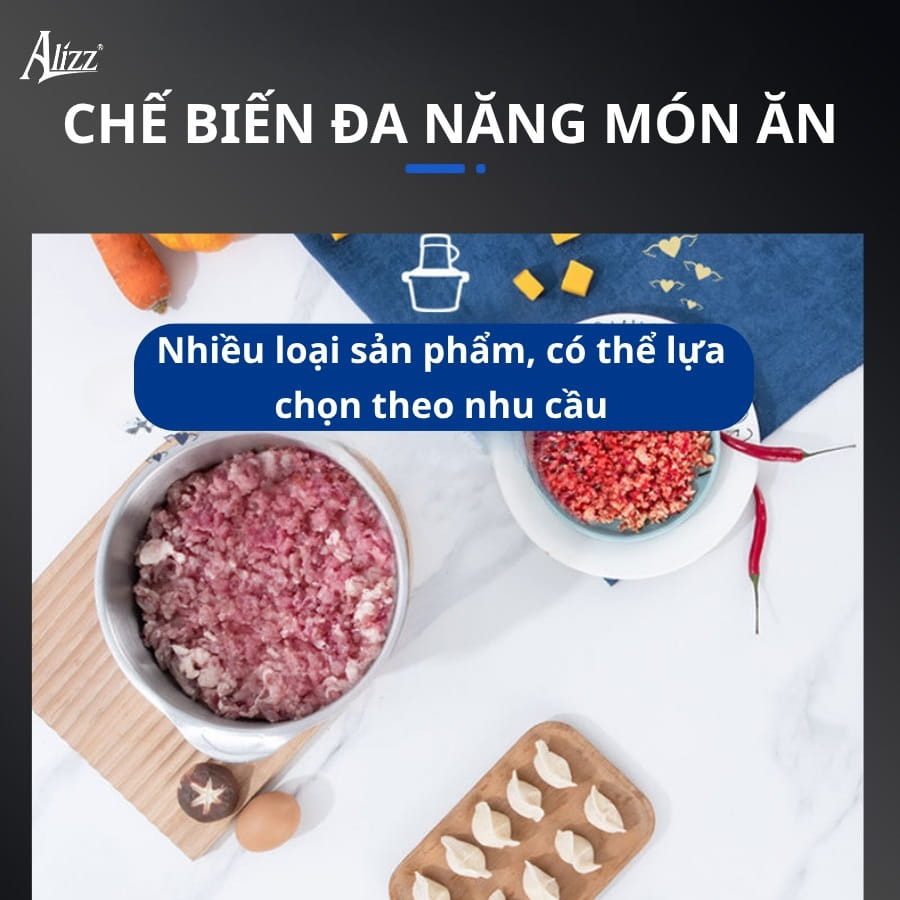Máy xay thực phẩm gia đình Alizz AL-14557
