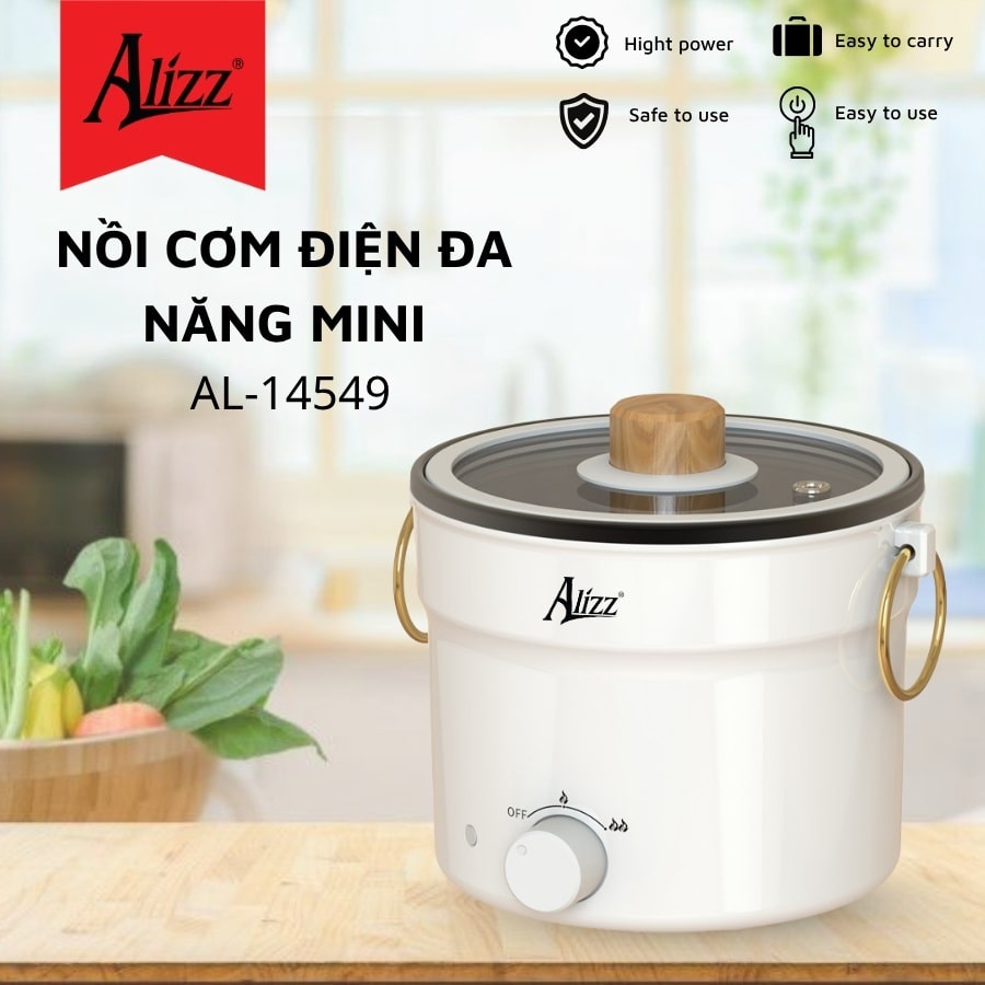 Nồi cơm điện đa năng mini Alizz AL-14549