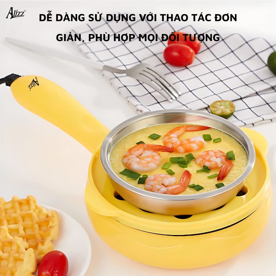 Máy nấu trứng điện đa năng 2 tầng Alizz AL-14504