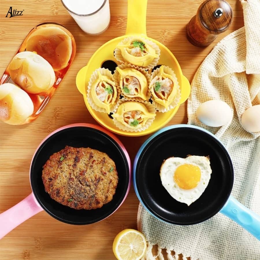 Máy hấp trứng kèm nắp chống bụi Alizz AL-14504