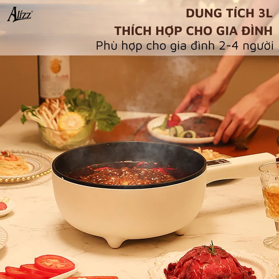 Nồi điện đa năng tiện dụng Alizz AL-14537