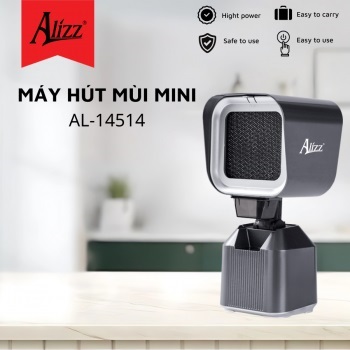 Máy hút mùi hút khói bếp mini để bàn Alizz AL-14514