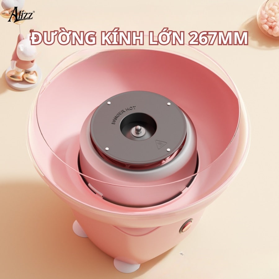 Máy làm kẹo bông gòn cho bé tại nhà Alizz AL-14231