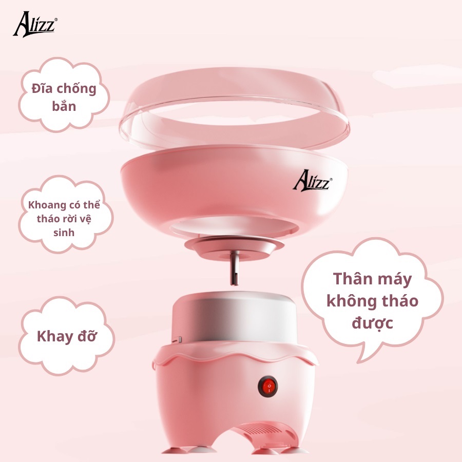 Máy làm kẹo bông gòn để bàn Alizz AL-14231